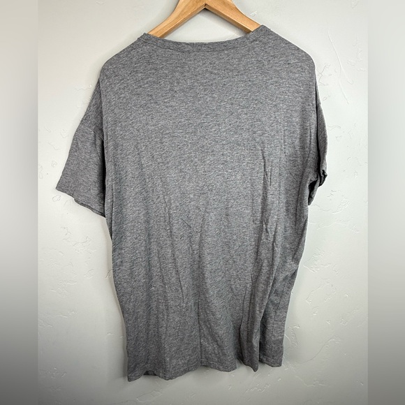 Aerie Crazy in Love Distressed Oversized Tee Gray Small - Picture 4 of 10